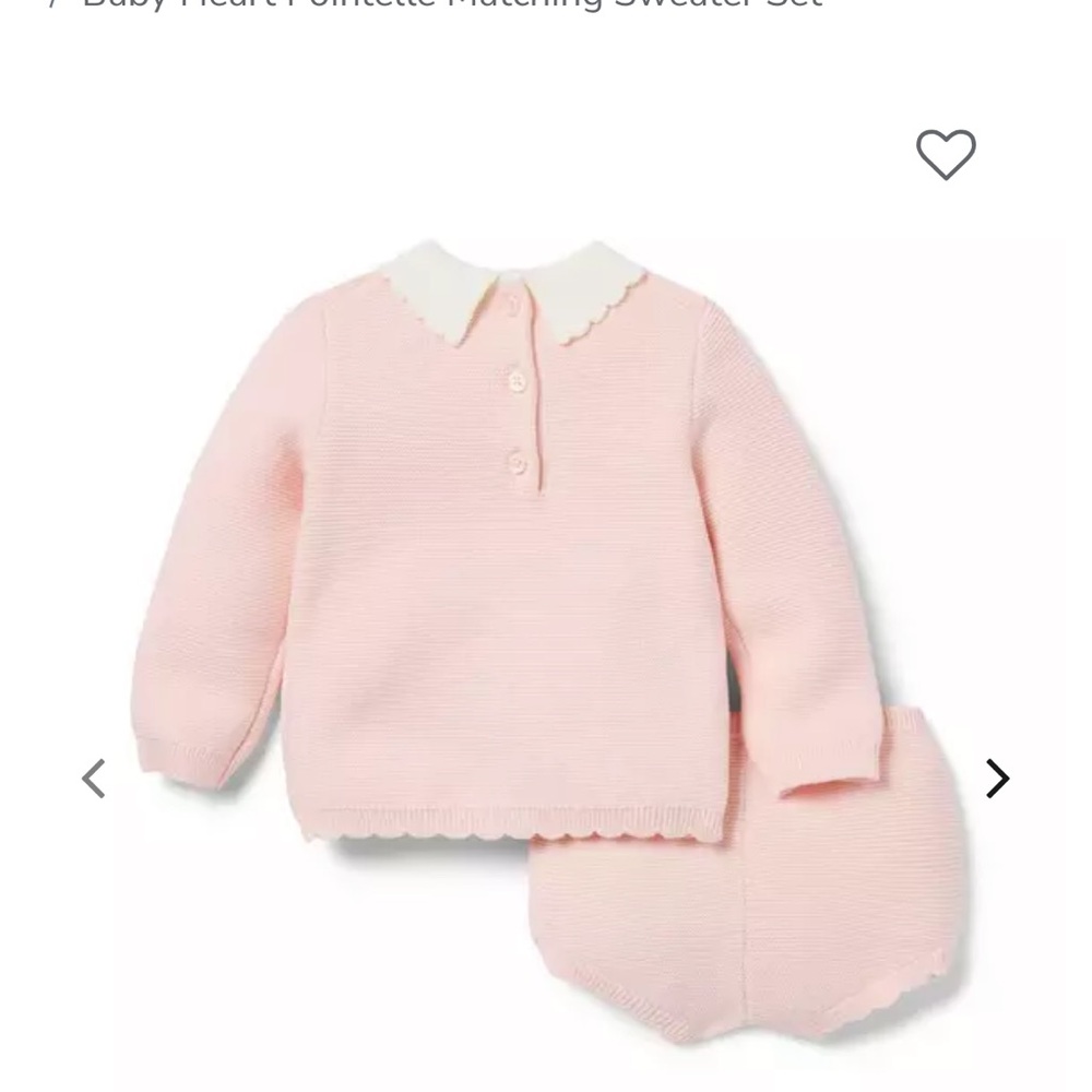 Pink Baby Sweater and Shorts Set